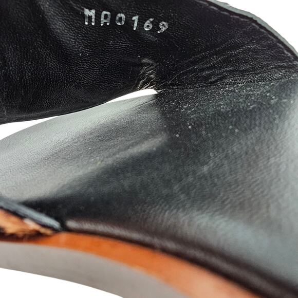 Louis Vuitton Lock It Flat Slide Sandal Mule Brown Black Leopard LV Size 36 US 6 - Picture 10 of 11